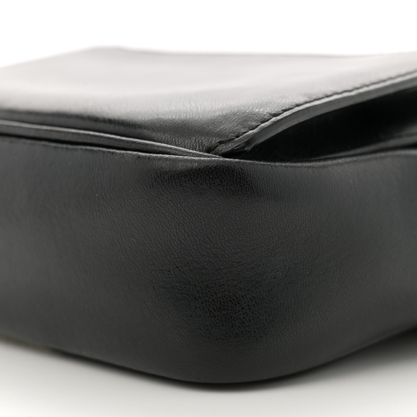 Calfskin MC3 Crossbody Bag Black White