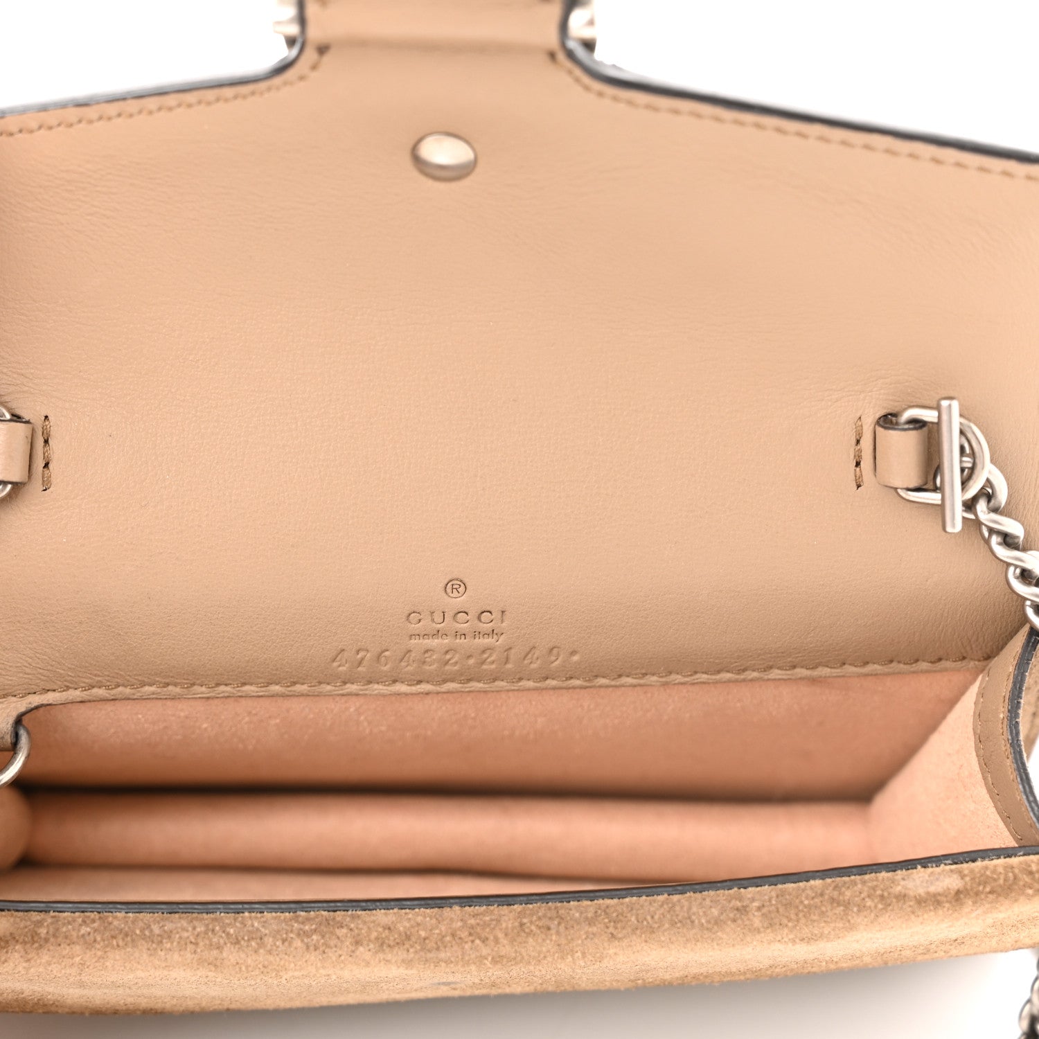 Gucci GG Supreme Monogram Super Mini Dionysus Shoulder Bag Taupe 5 of 10