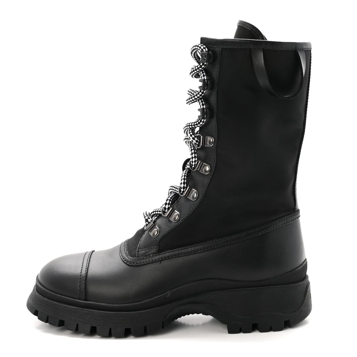 Vitello Montana Neoprene Combat Boots 36 Black