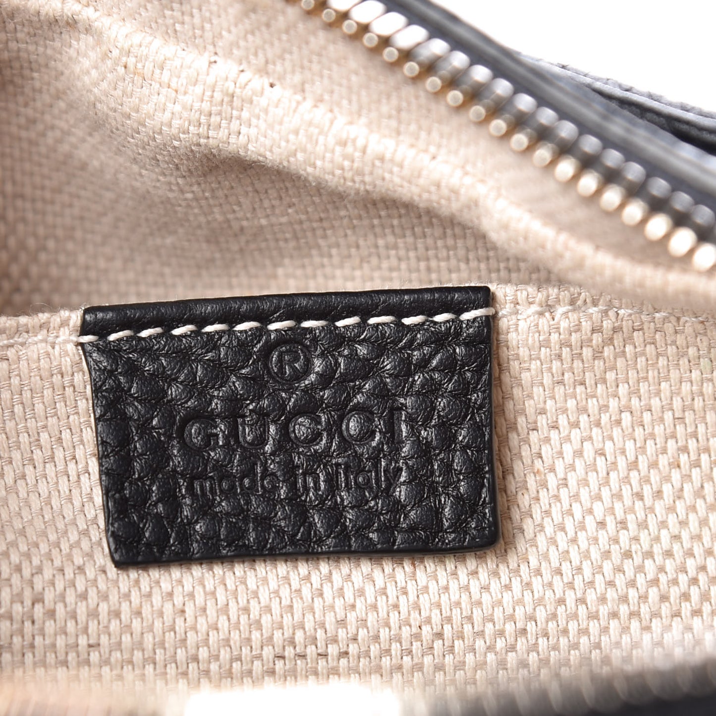 Pebbled Calfskin Small Soho Disco Bag Black