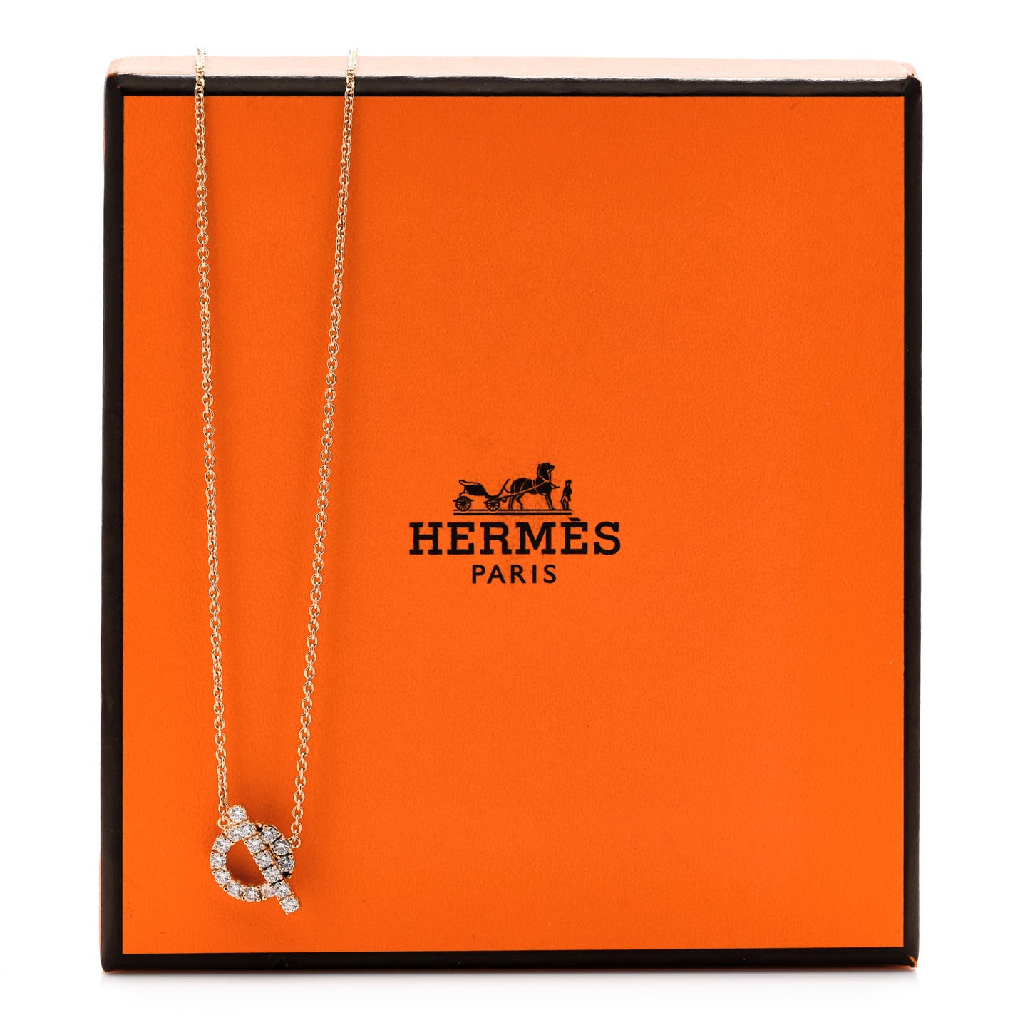 18K Rose Gold Diamond Finesse Pendant Necklace