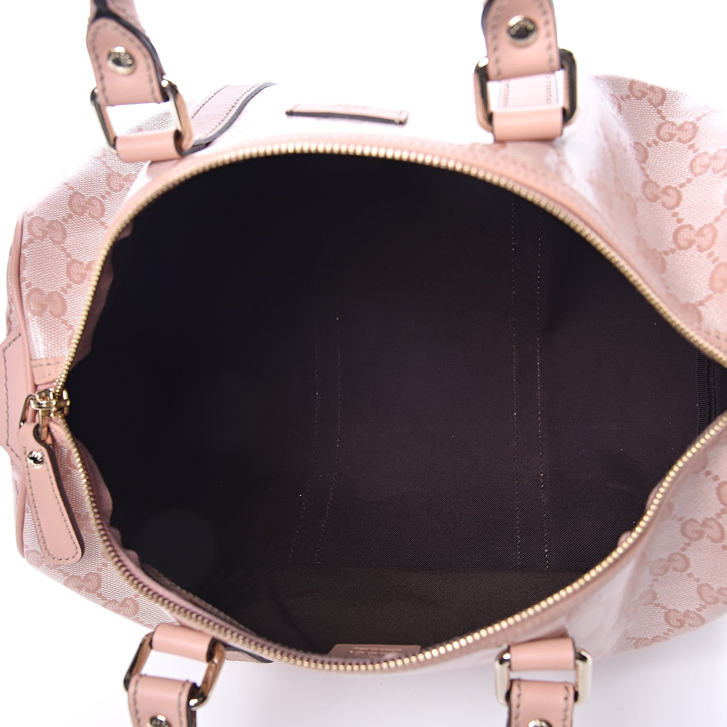Gucci Crystal Monogram Joy Medium Boston Pink 5 of 10