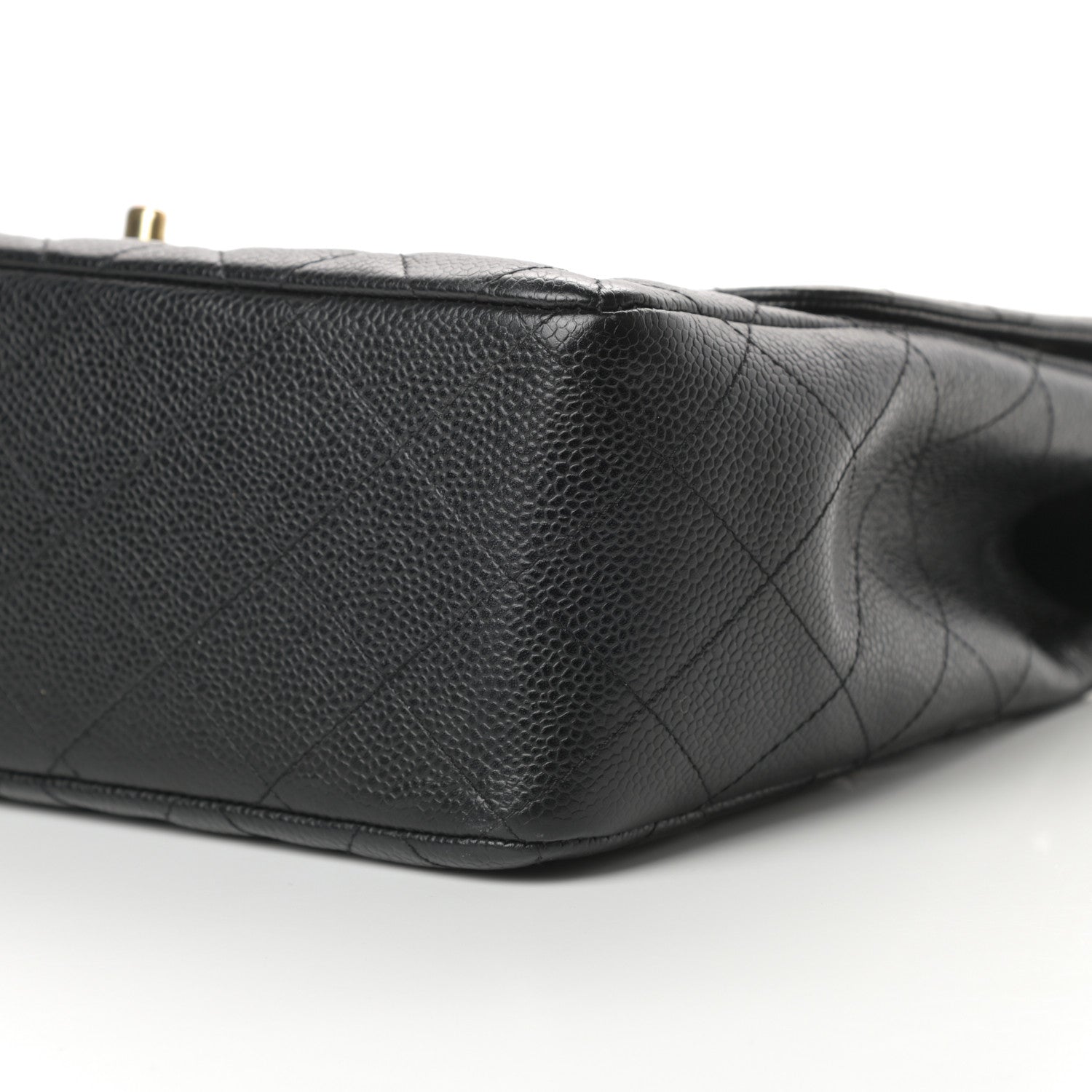 Chanel Caviar Quilted Jumbo Single Flap Black 10 of 13