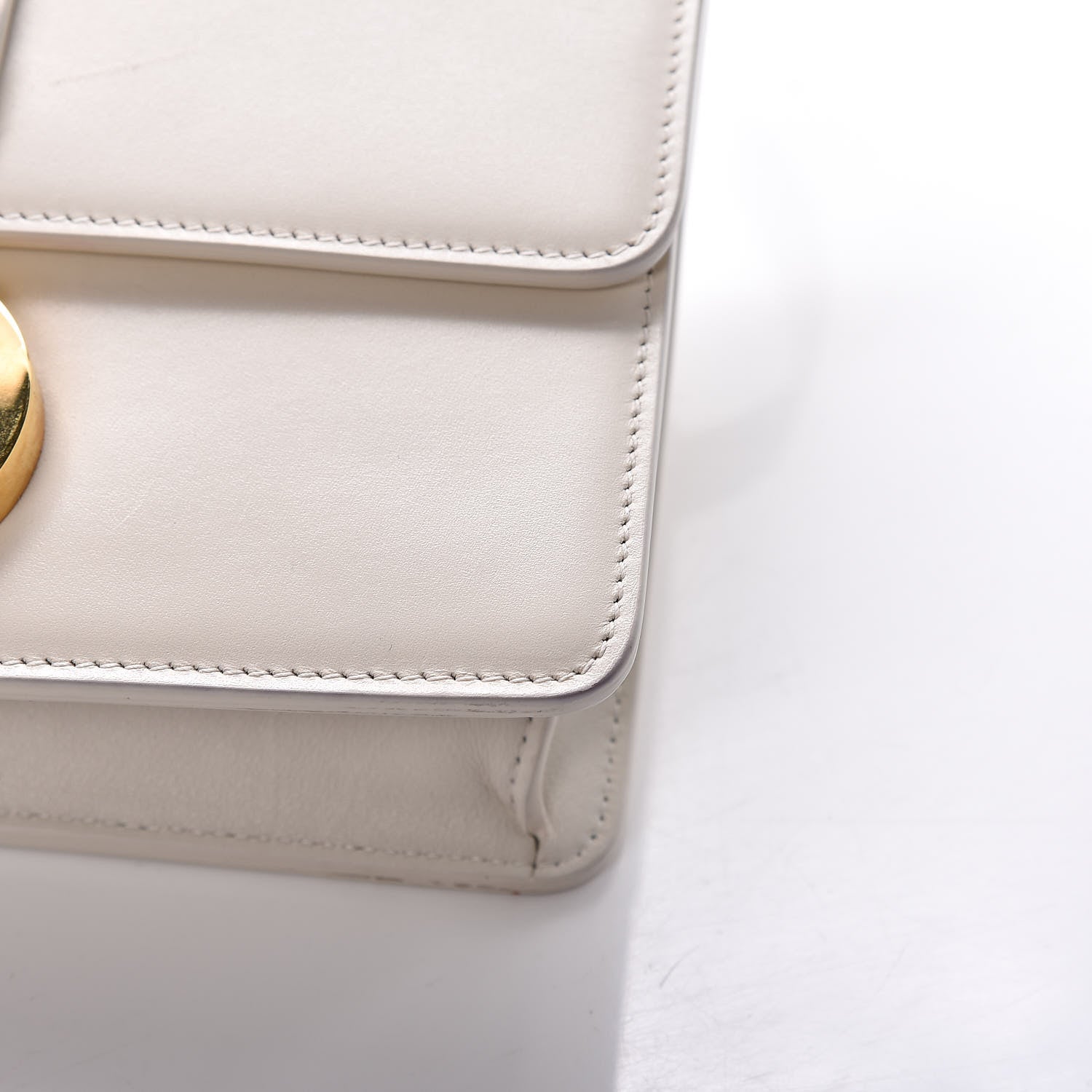 Christian Dior Calfskin 30 Montaigne Flap Bag White 9 of 15