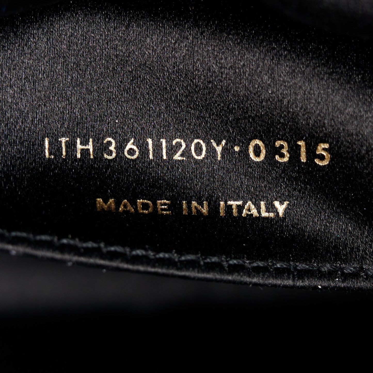 Goatskin Monogram Large Belle De Jour Clutch Black