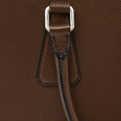 Prada Saffiano Travel Briefcase Cacao 10 of 10