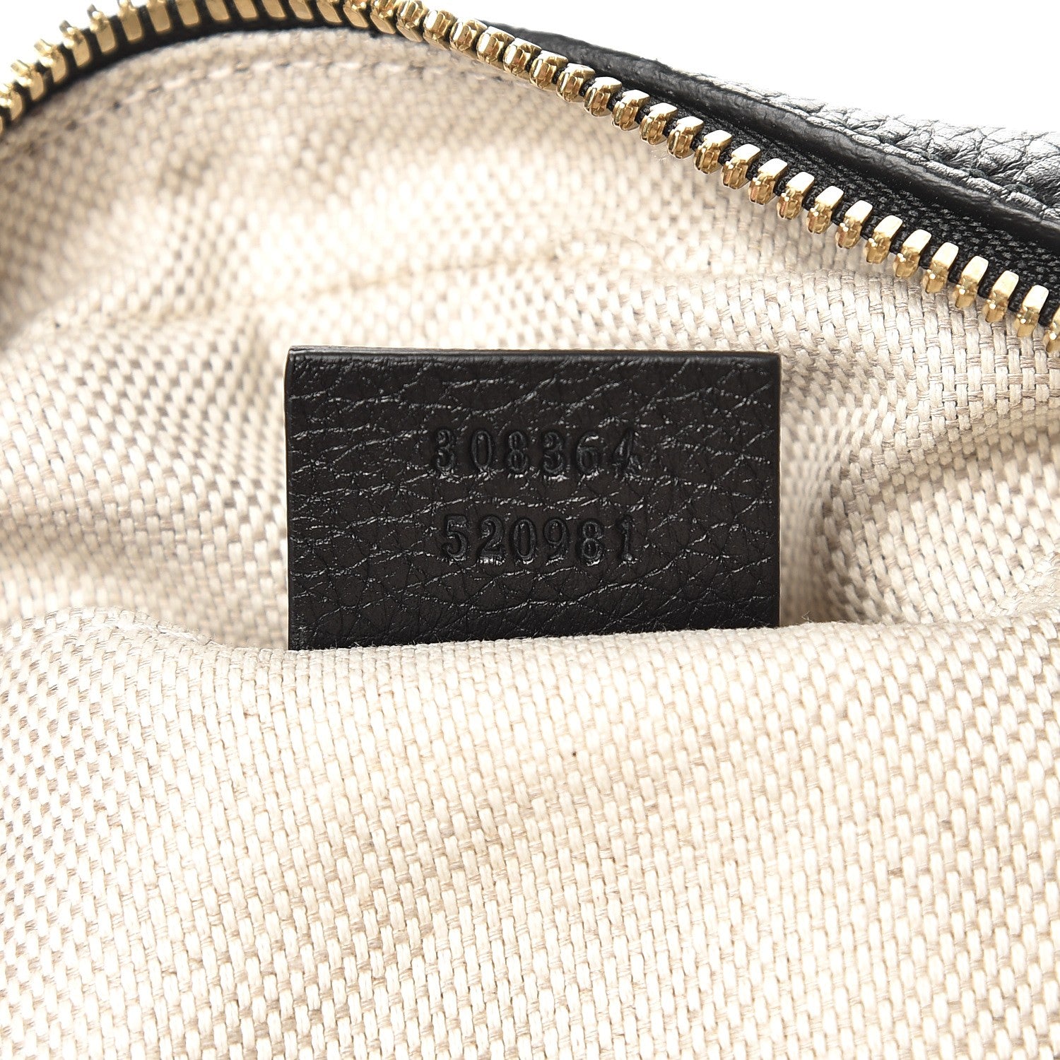 Gucci Pebbled Calfskin Small Soho Disco Bag Black 7 of 7