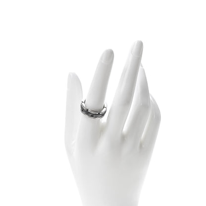Chanel 18K White Gold Ceramic Diamond Medium Ultra Ring Black 54 7 2 of 4