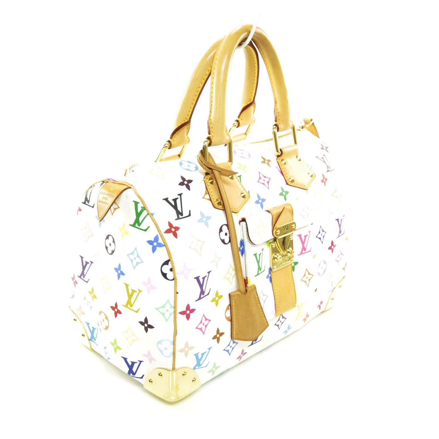Monogram Multicolor Speedy 30 White
