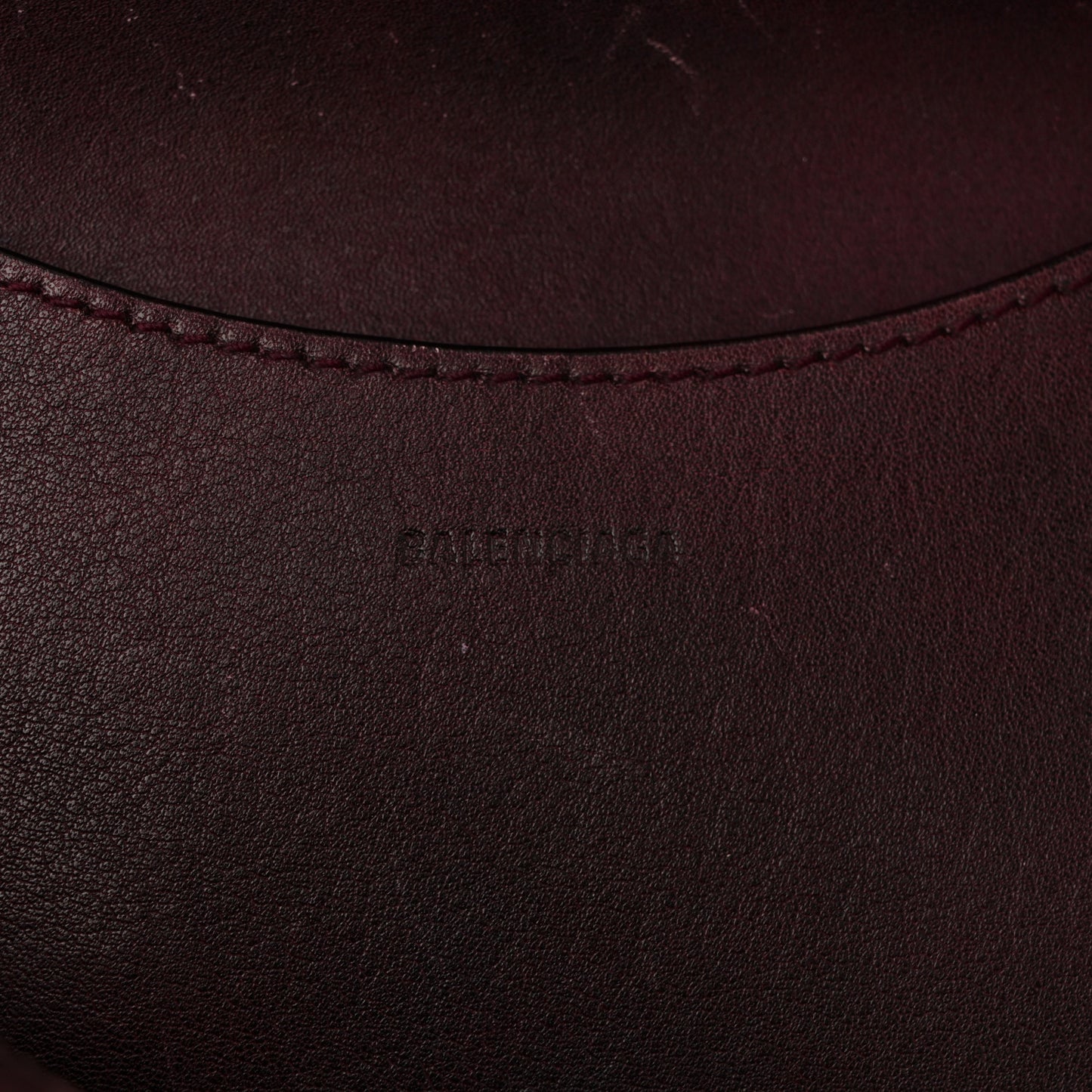 Used Calfskin Rust Hardware Neo Classic City Burgundy