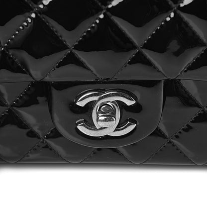 Chanel Patent Calfskin Quilted Mini Rectangular Flap Black 16 of 16