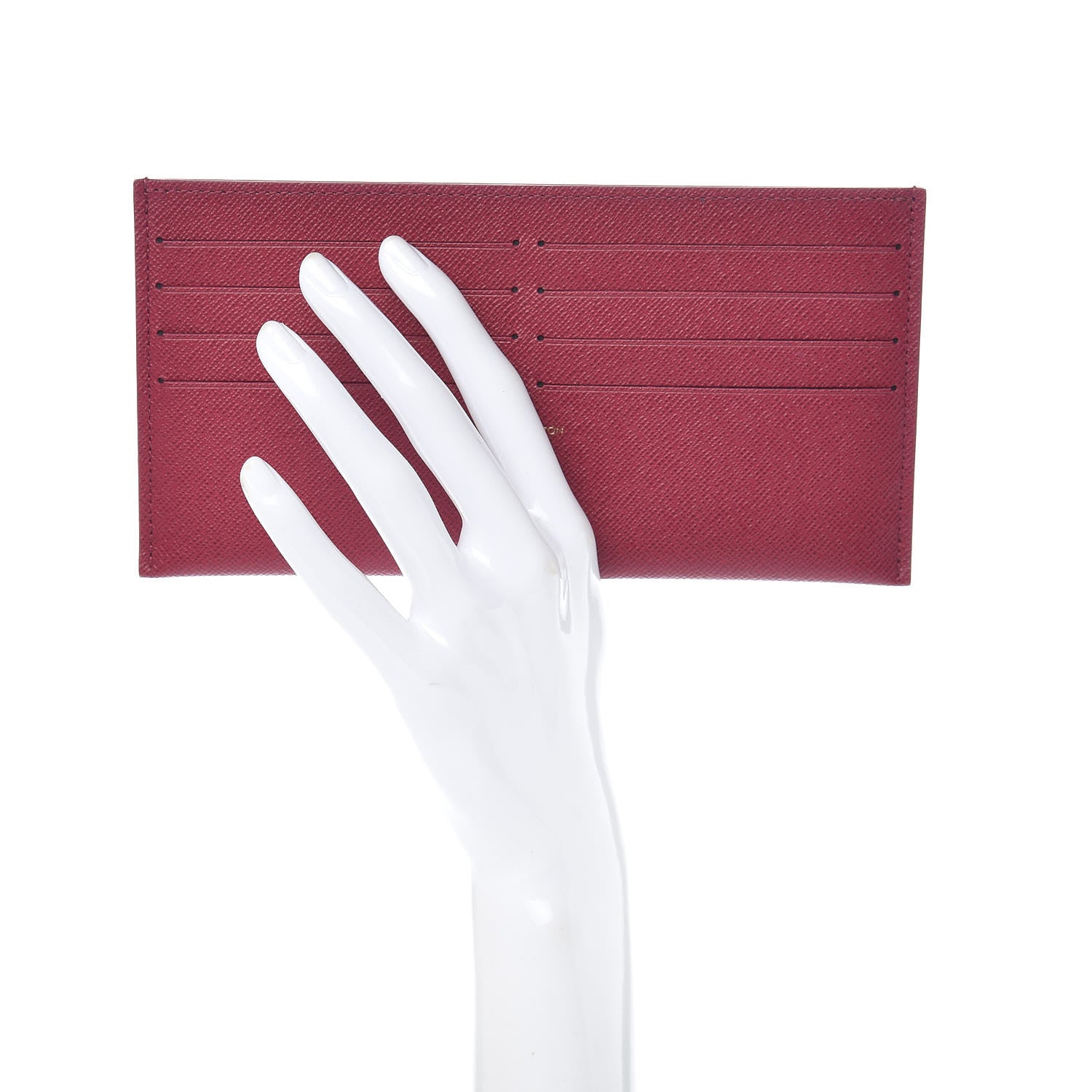 Louis Vuitton Calfskin Felicie Card Holder Insert Fuchsia 2 of 6