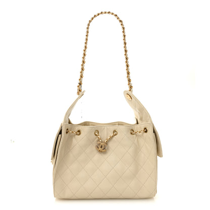 Chanel Caviar Quilted Small Chanel 25 Handbag Light Beige 1 of 11