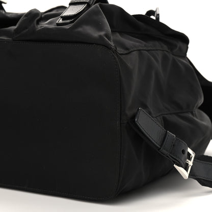 Prada Nylon Vela Medium Backpack Black 7 of 9