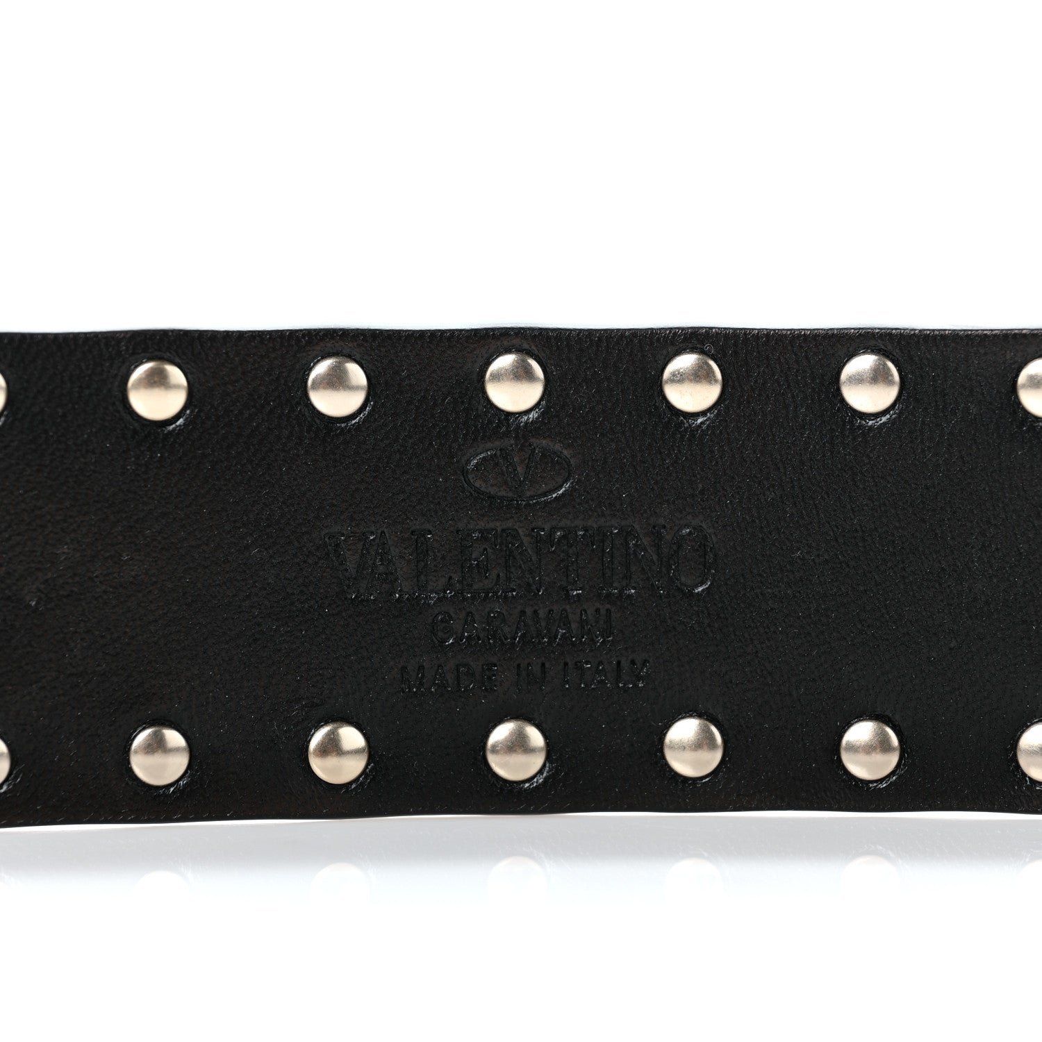Valentino Garavani Lambskin Rockstud Spike Shoulder Strap Black 3 of 4