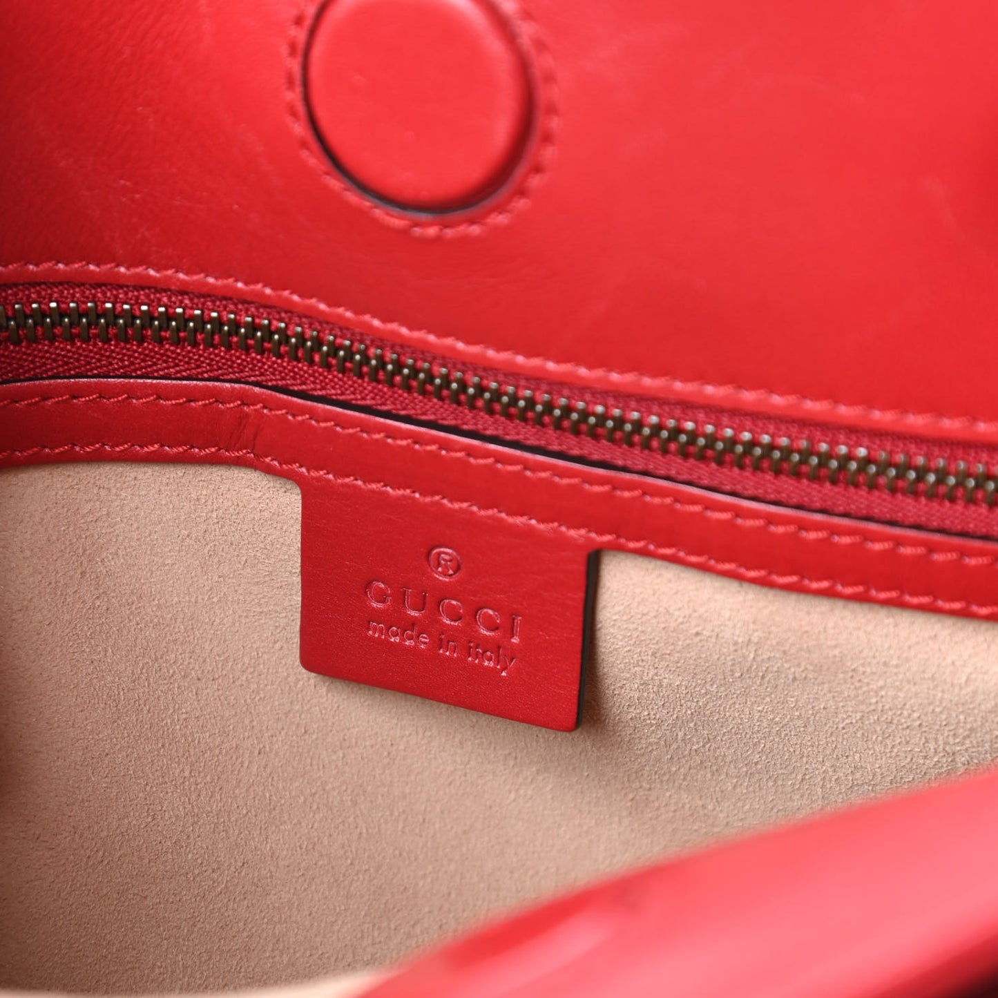 Calfskin Matelasse Medium GG Marmont Open Top Shoulder Bag Hibiscus Red