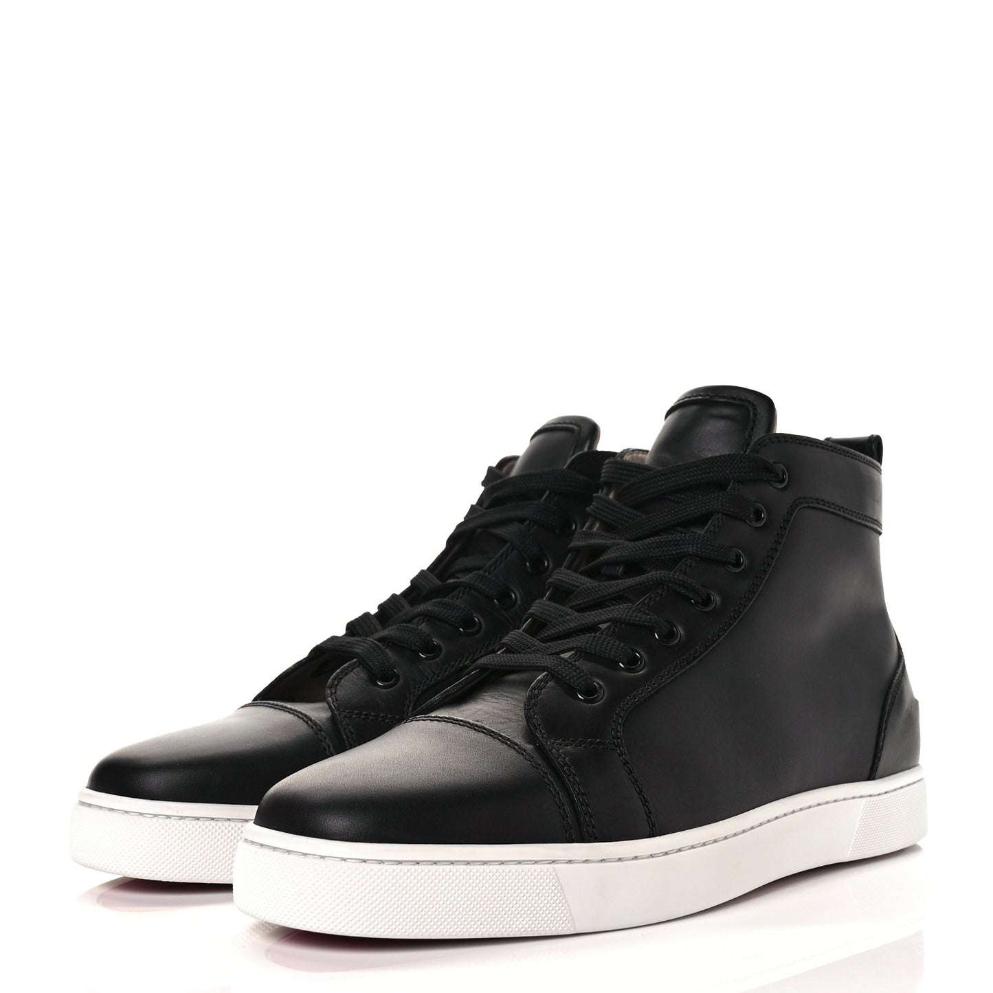 Calfskin Mens Louis Flat Sneakers 42.5 Black