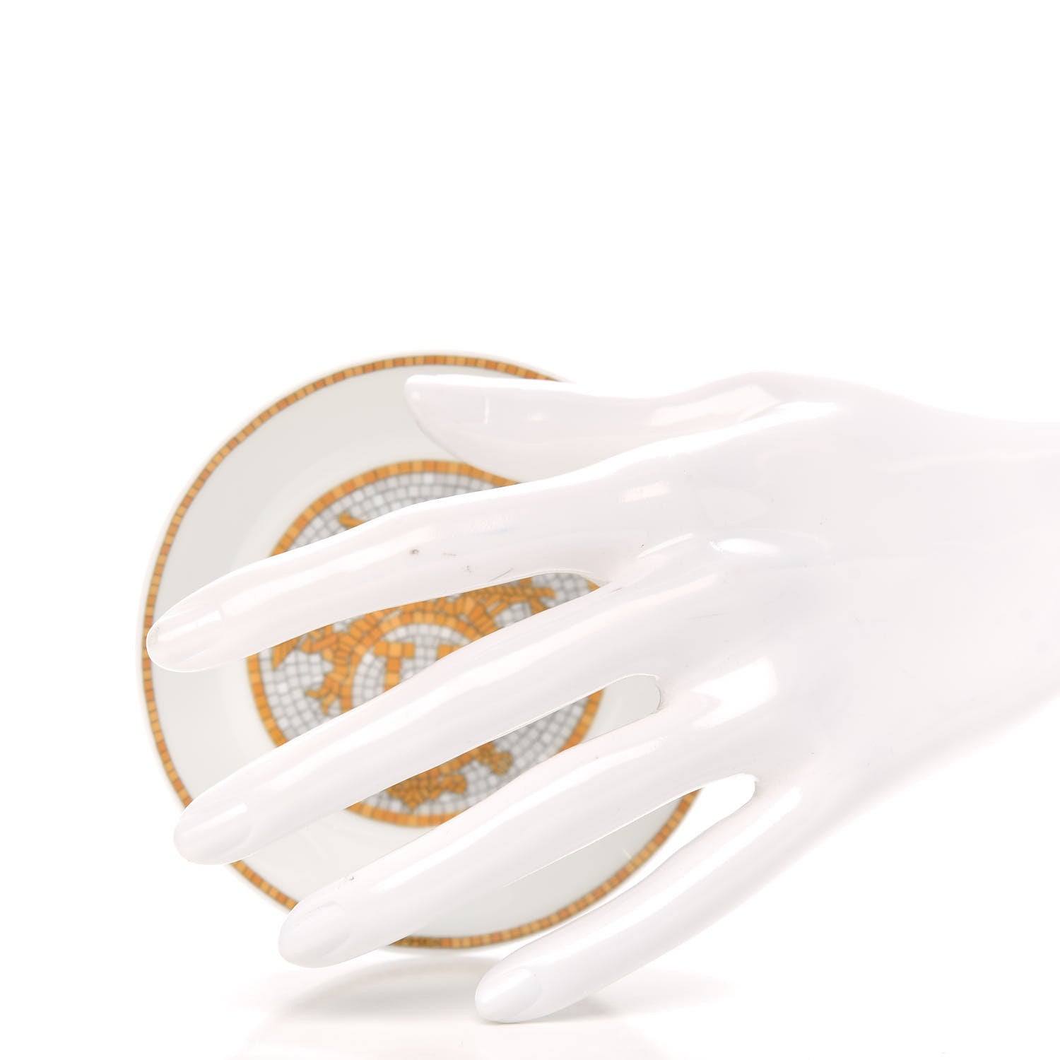 Hermes Porcelain Mosaique au 24 Soy Dish Set of 2 2 of 4