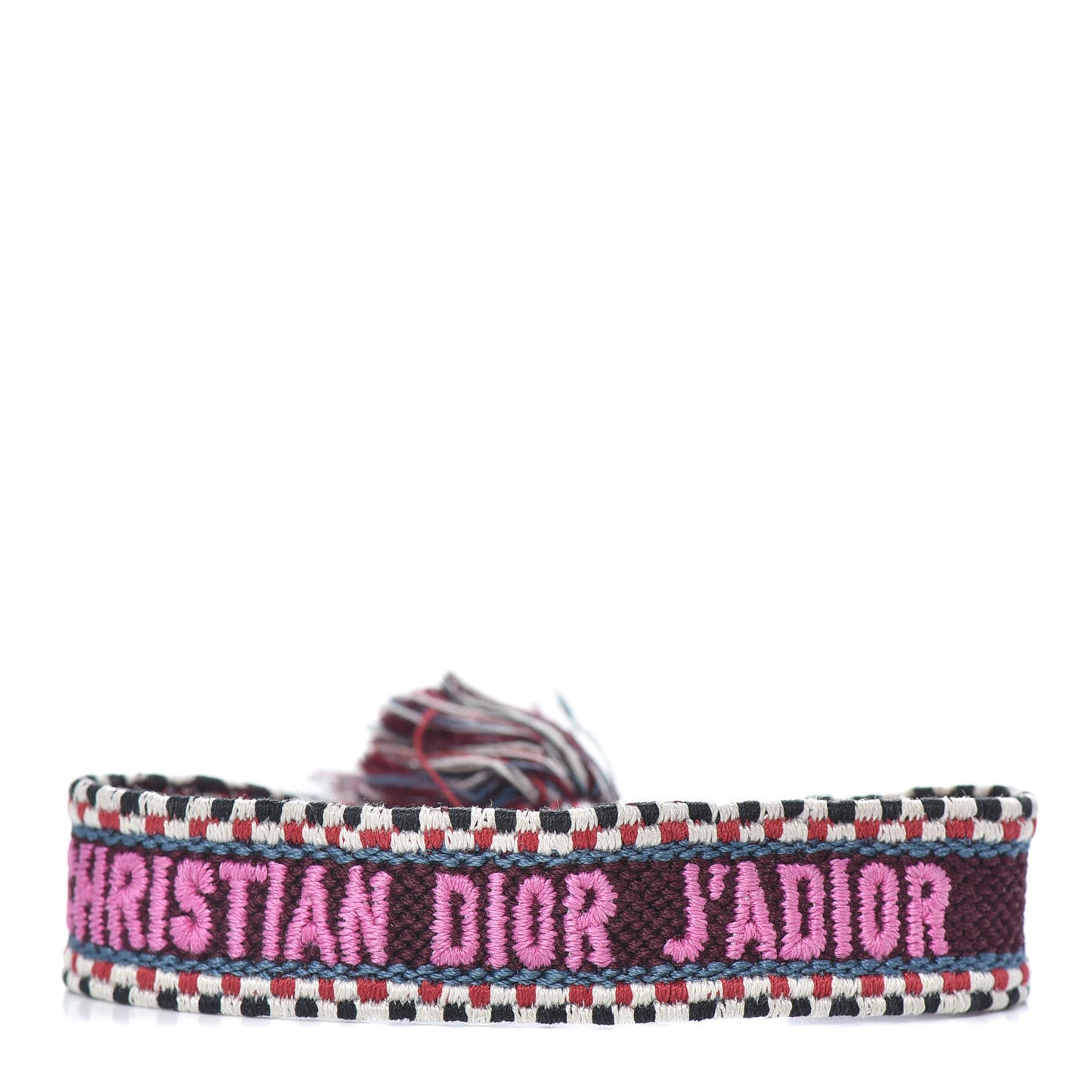 Woven Cotton J'Adior Friendship Bracelet Beige Multicolor