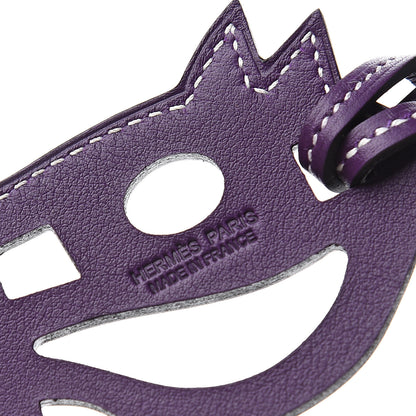 Hermes Swift Paddock Cheval Horse Bag Charm Ultraviolet 3 of 4