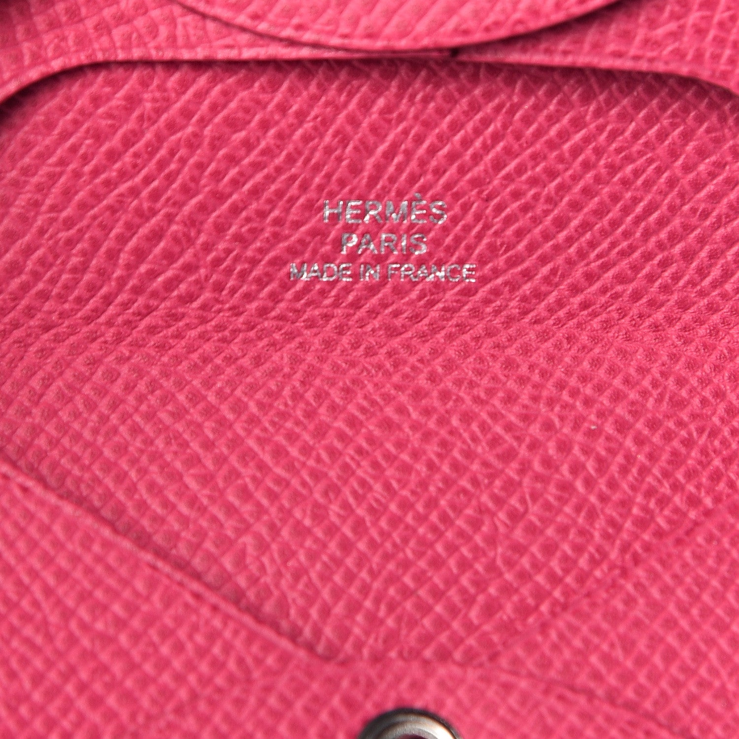 Hermes Epsom Bastia Coin Purse Rose Tyrien 6 of 6