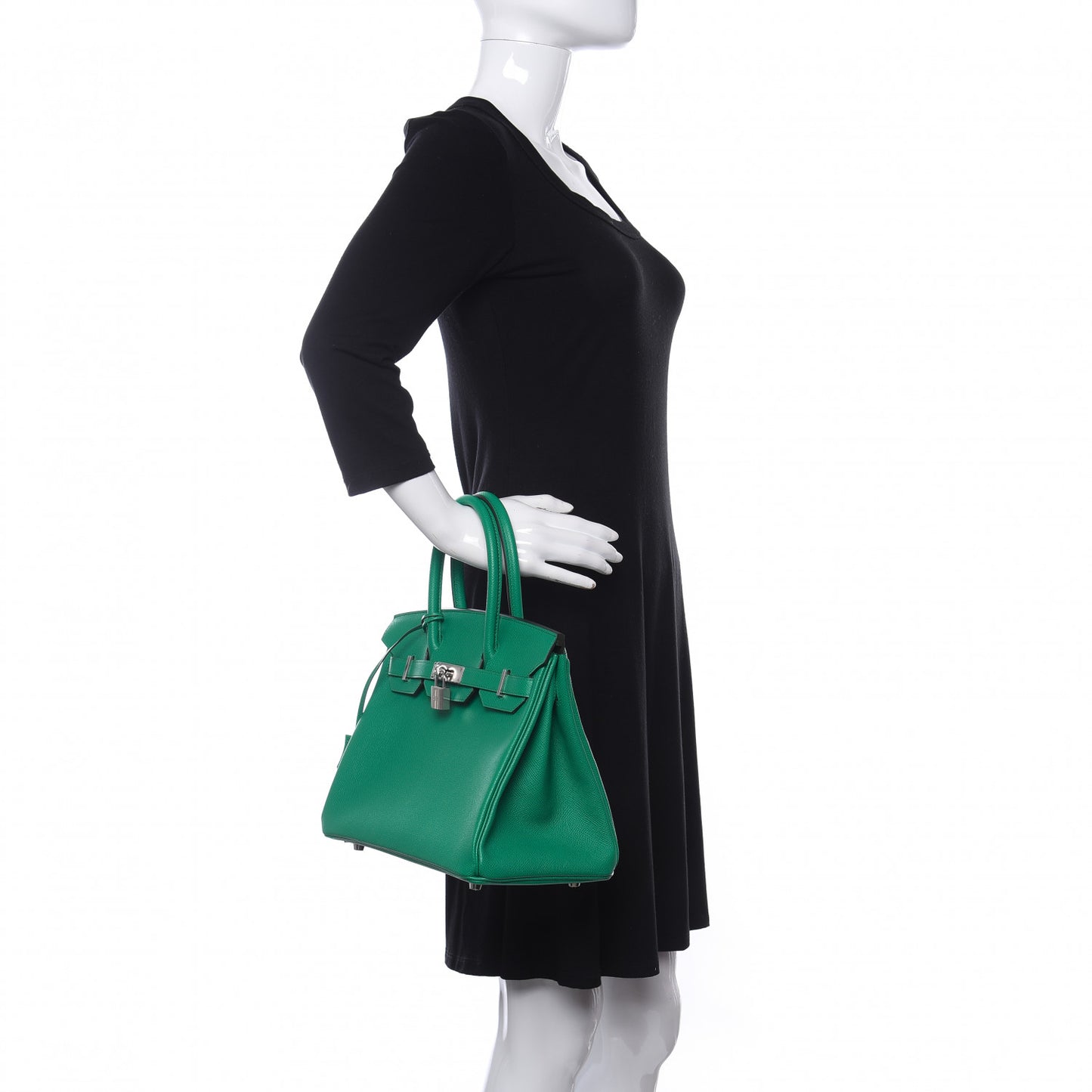 Epsom Birkin 30 Vert Jade