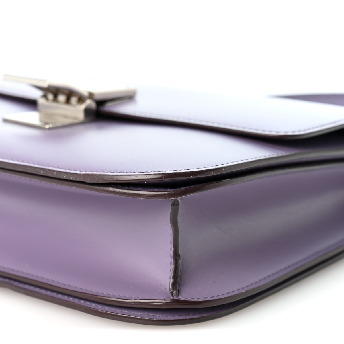 Celine Box Calfskin Medium Classic Box Flap Bag Amethyst 10 of 10