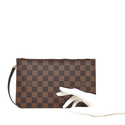 Louis Vuitton Damier Ebene Neverfull MM GM Pochette 2 of 9