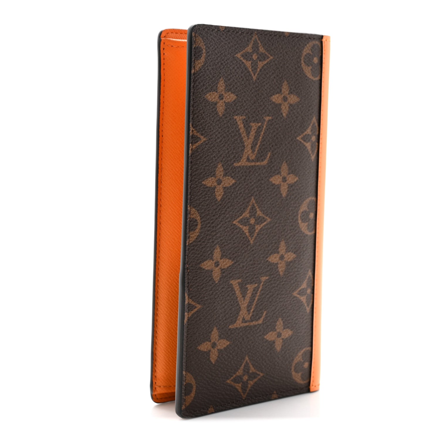Louis Vuitton Monogram Macassar Brazza Wallet Safran 1834601