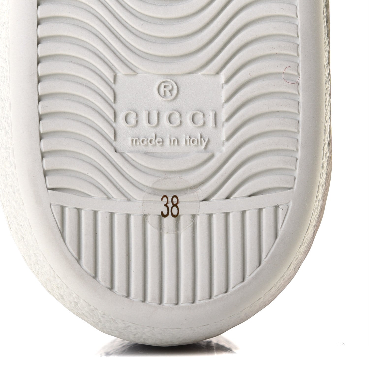 Gucci GG Supreme Monogram Womens Ace Low-Top Sneaker 38 Beige 9 of 10