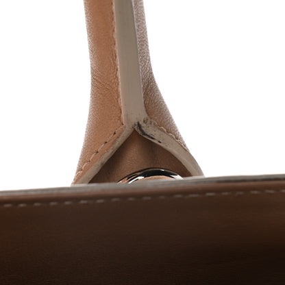 Jimmy Choo Crocodile Embossed Calfskin Riley Tote Beige 14 of 22