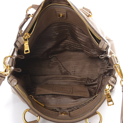 Prada Vitello Shine Shopping Satchel Argilla 4 of 23