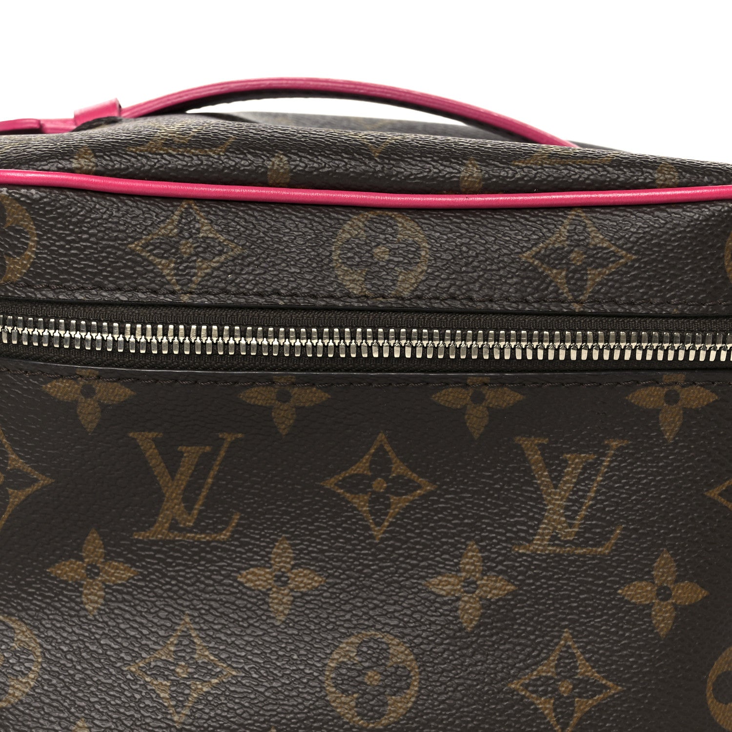 Louis Vuitton Monogram Macassar Nice Mini Fuchsia 8 of 9
