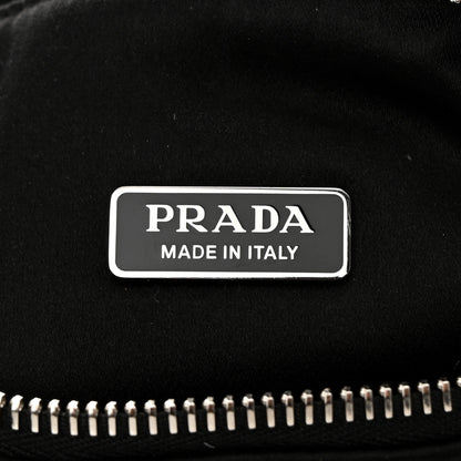 Prada Satin Crystal Triangle Pouch Cristal 8 of 10
