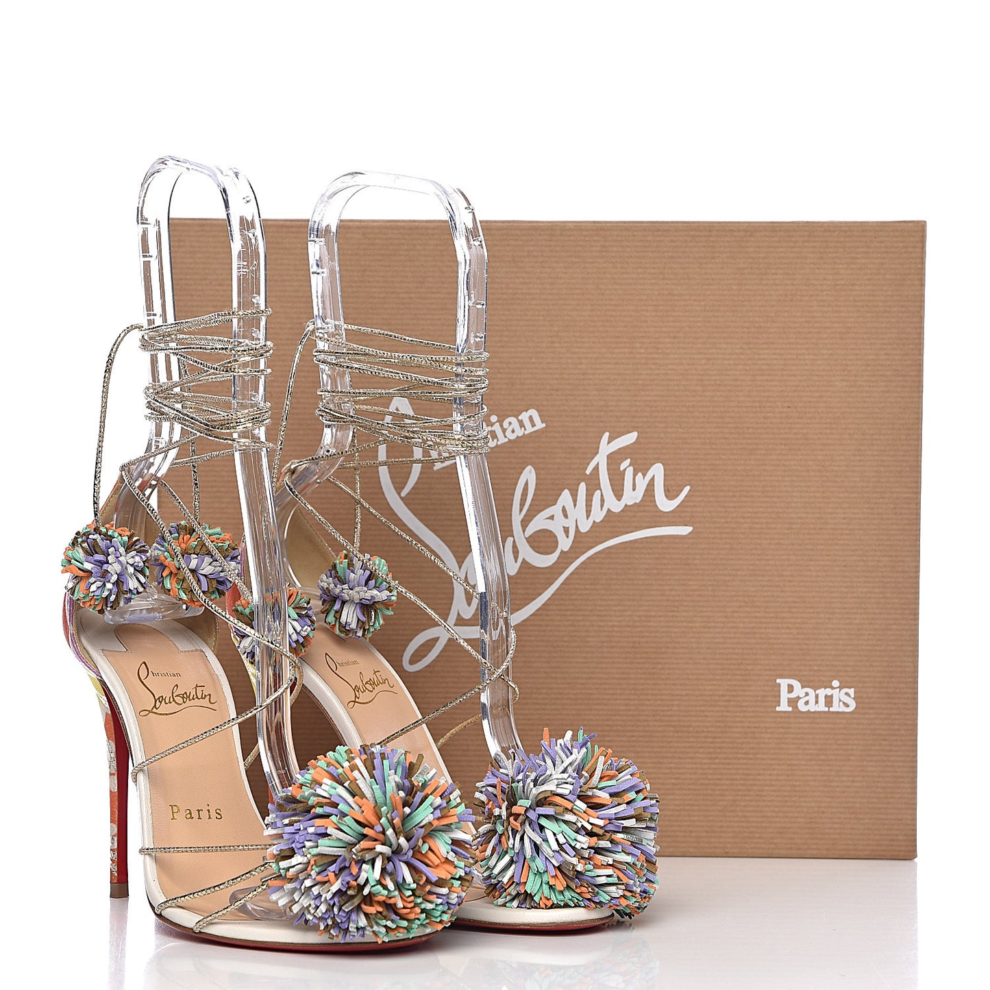 Nappa Suede Starouchi 100 Sandal 35 Multicolor