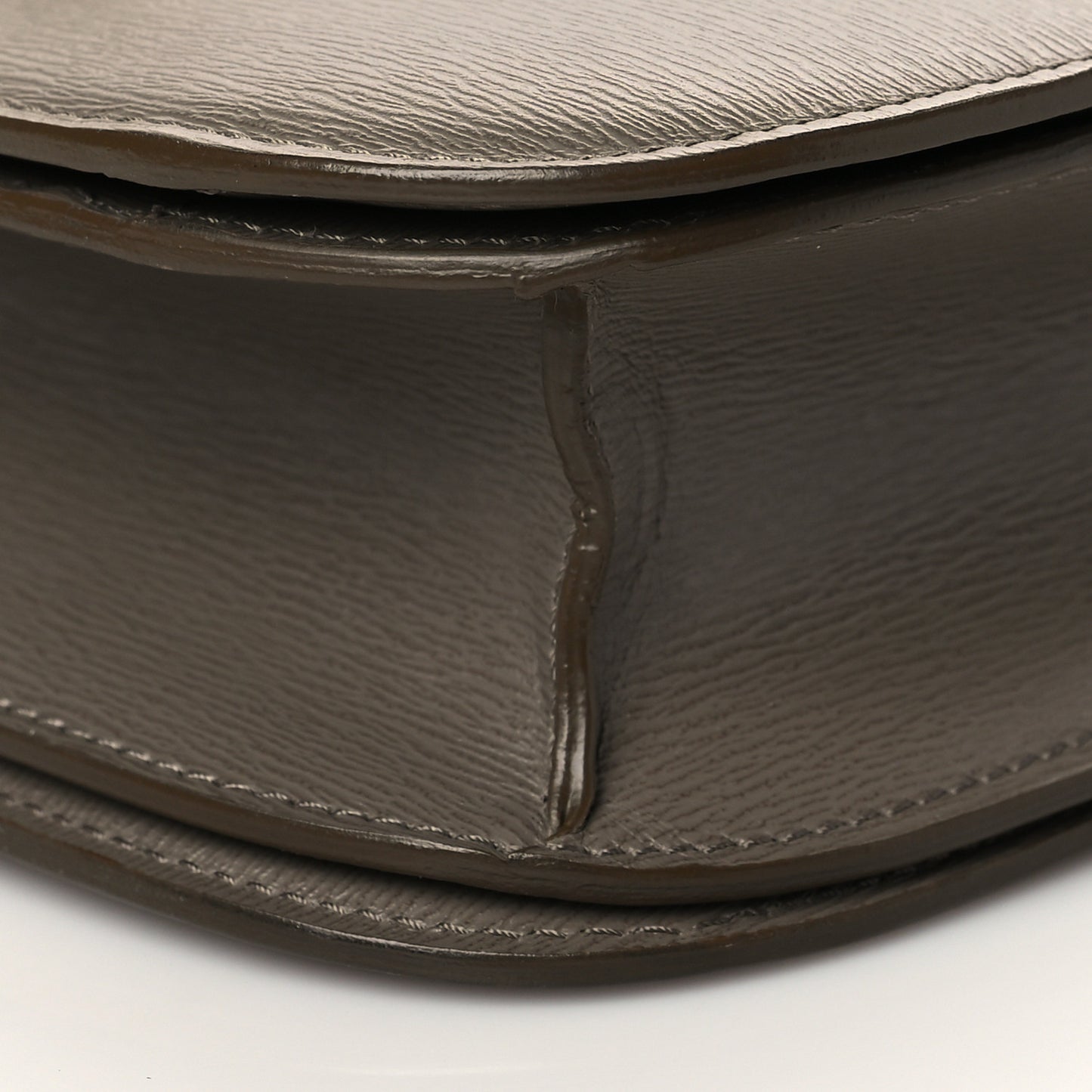 Liege Calfskin Medium Classic Box Flap Bag Souris