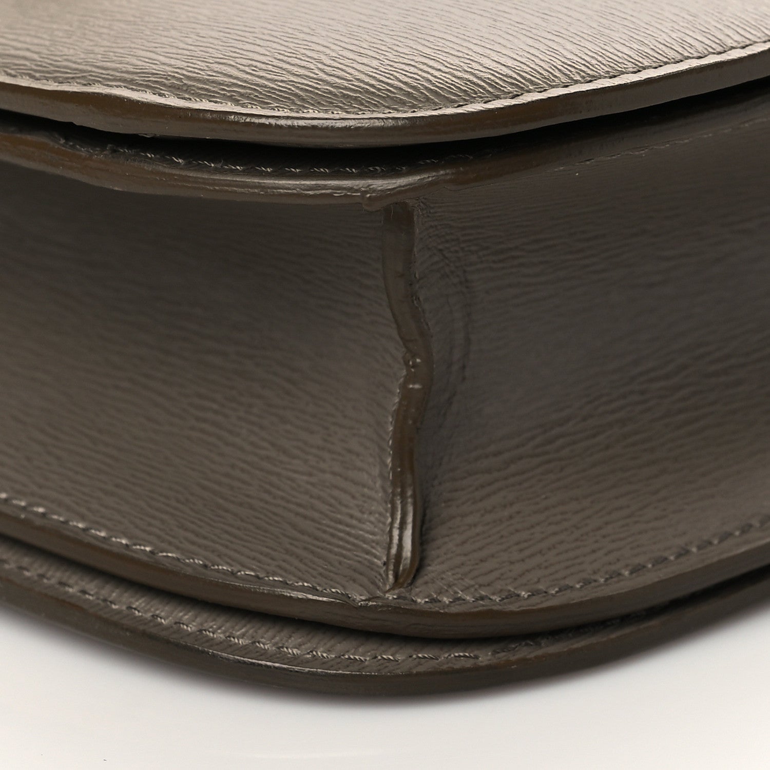 Celine Liege Calfskin Medium Classic Box Flap Bag Souris 9 of 9
