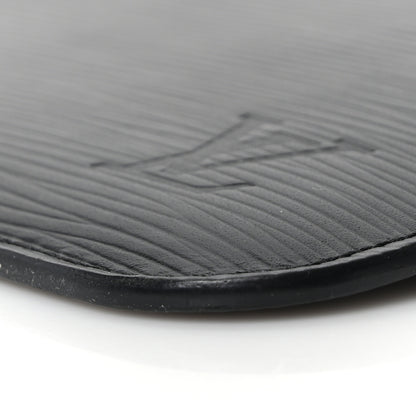 Louis Vuitton Epi Neverfull Pochette MM GM Black 9 of 9