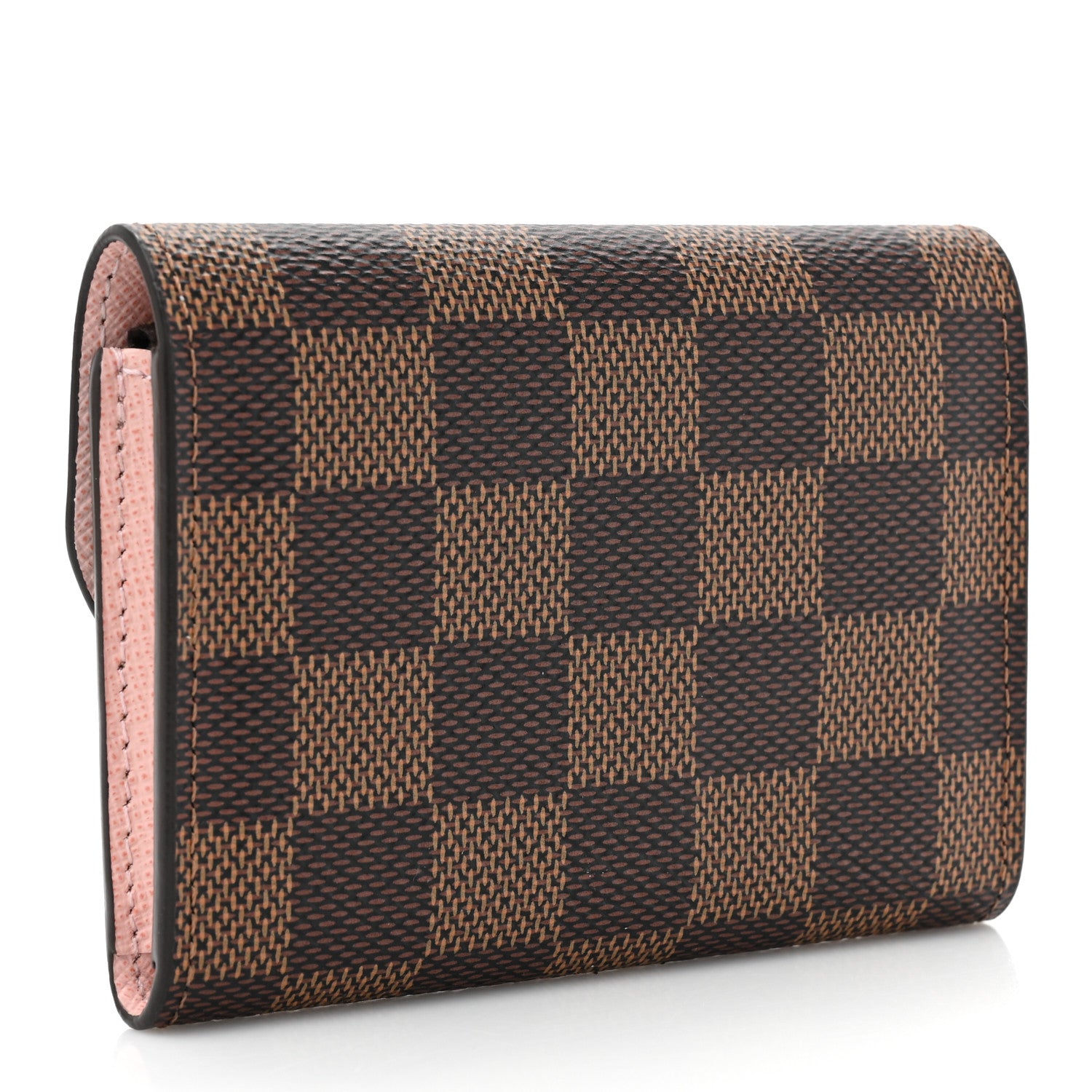 Louis Vuitton Damier Ebene Rosalie Coin Purse Rose Ballerine 3 of 10