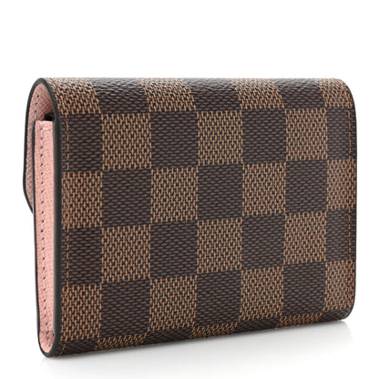 Louis Vuitton Damier Ebene Rosalie Coin Purse Rose Ballerine 3 of 10