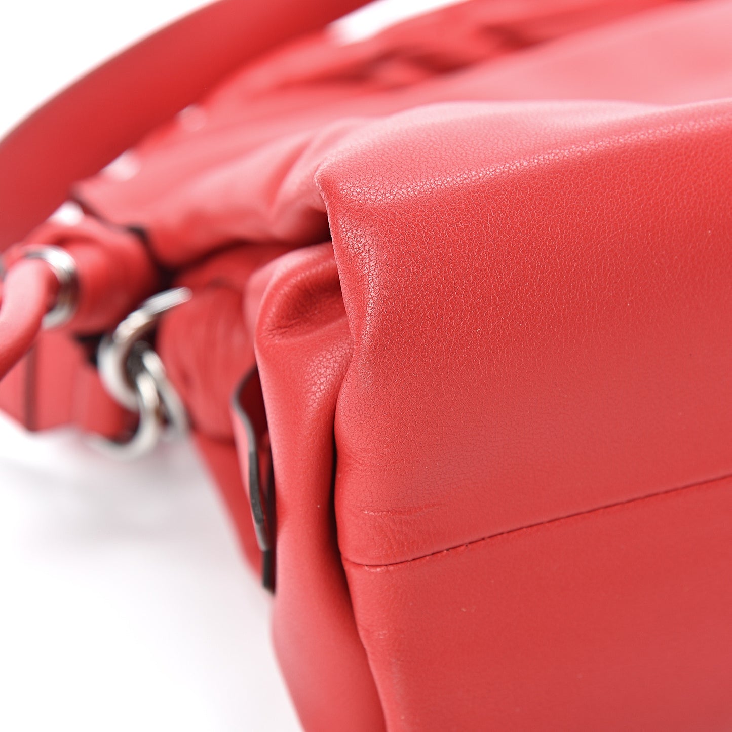 Calfskin Medium ID93 Satchel Light Red