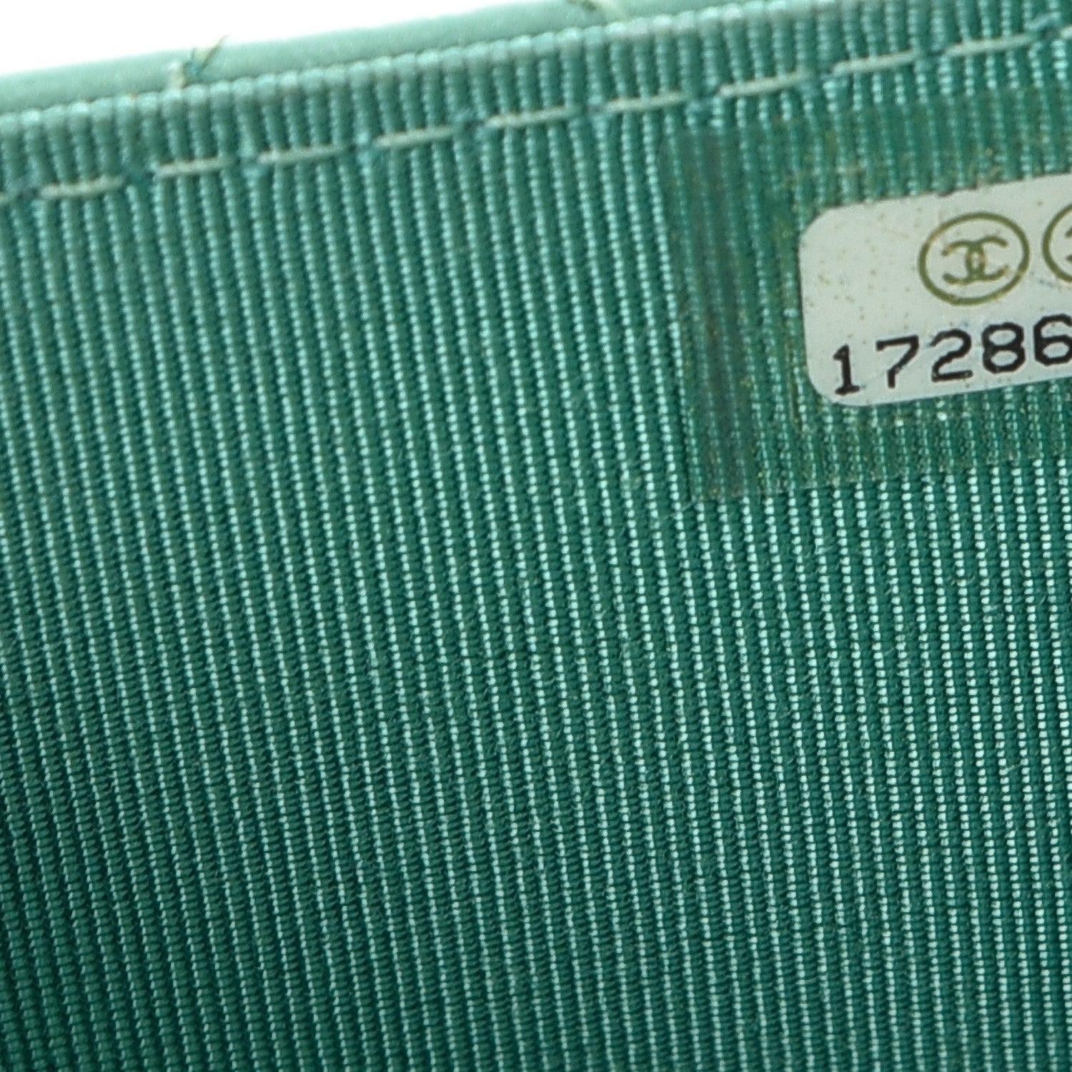 Chanel Patent Quilted Wallet On Chain WOC Green 8 of 12