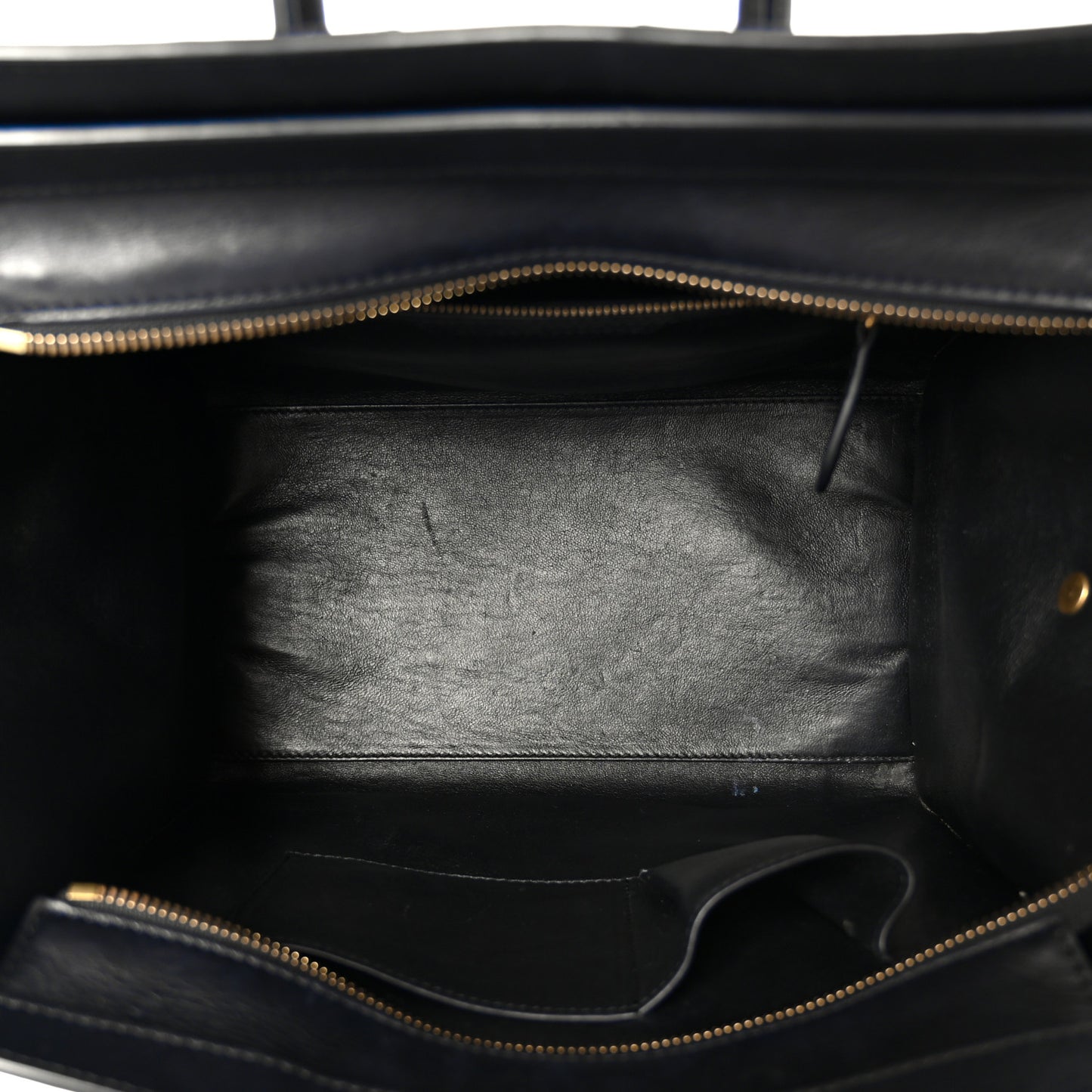 Smooth Calfskin Mini Luggage Black