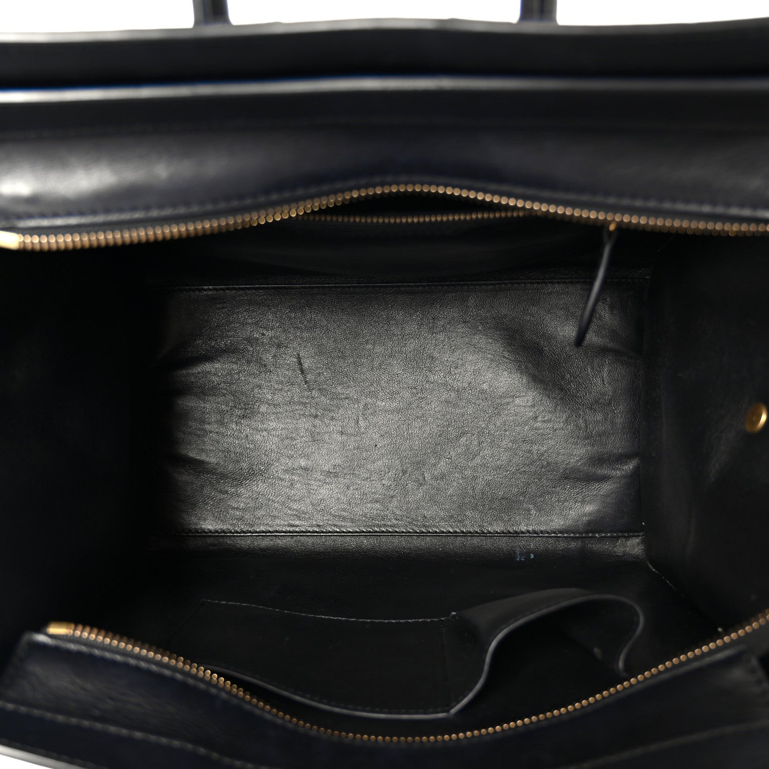 Celine Smooth Calfskin Mini Luggage Black 5 of 11