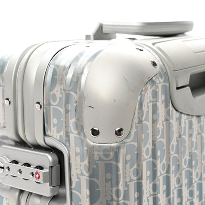 Christian Dior X RIMOWA Aluminum Gradient Cabin Luggage Blue Multi 8 of 12