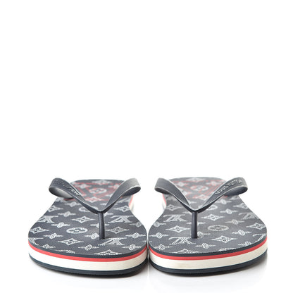 Louis Vuitton Rubber Mens Molitor Thong Sandals 11 Marine Rouge 2 of 8