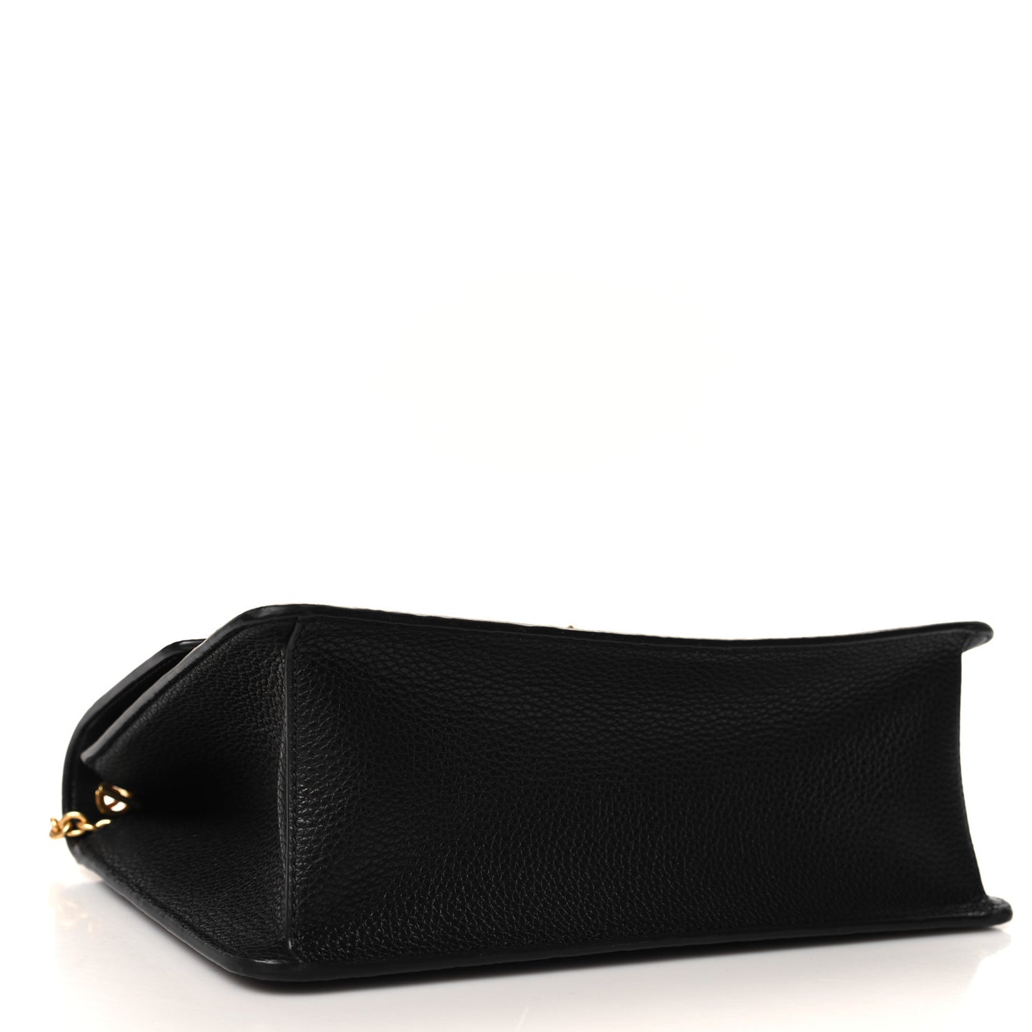 Small Classic Grain Calfskin Small Darley Black