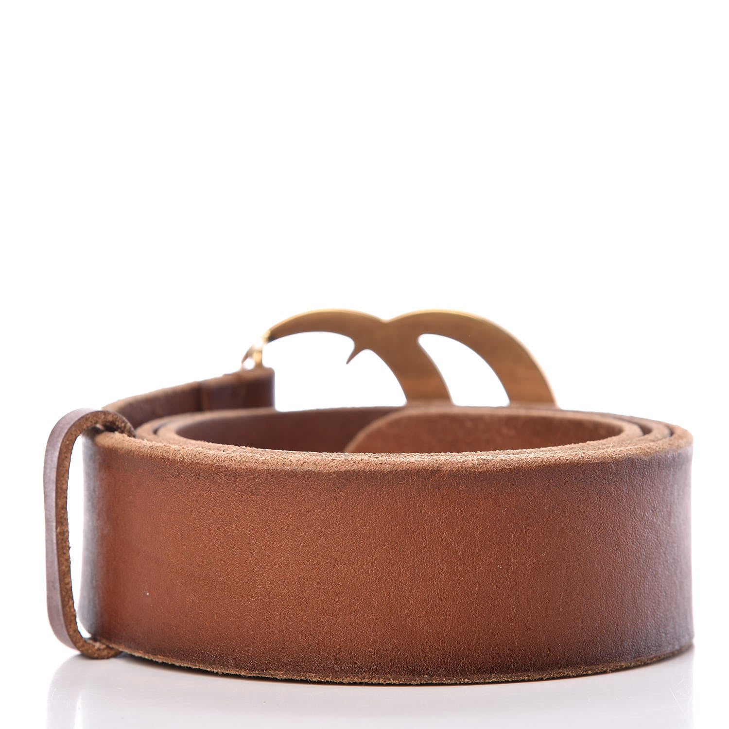 Gucci Faded Calfskin Double G 40mm Belt 80 32 Cuir 3 of 7