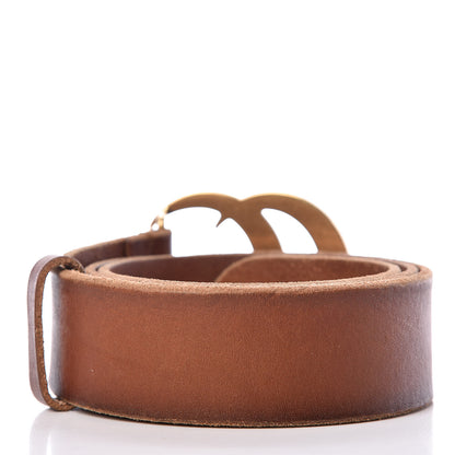Gucci Faded Calfskin Double G 40mm Belt 80 32 Cuir 3 of 7
