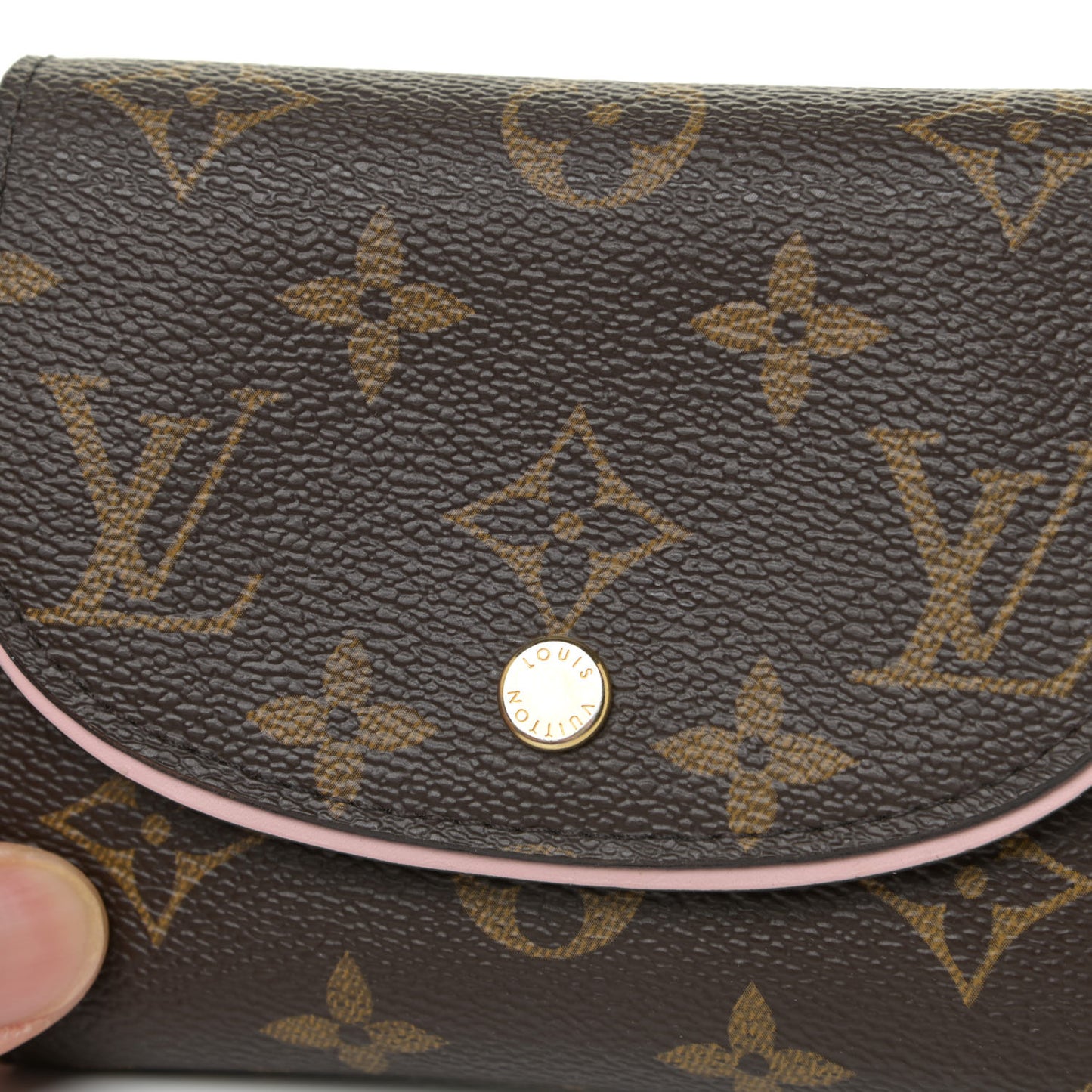 Monogram Ariane Compact Wallet Rose Ballerine